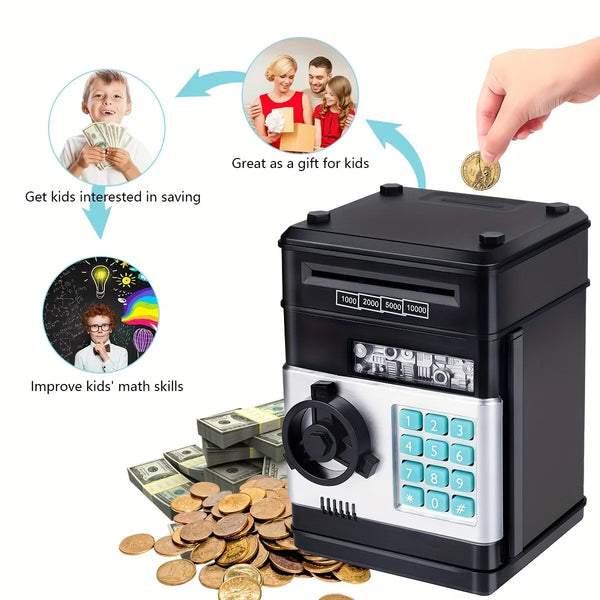 Electronic piggy clearance bank